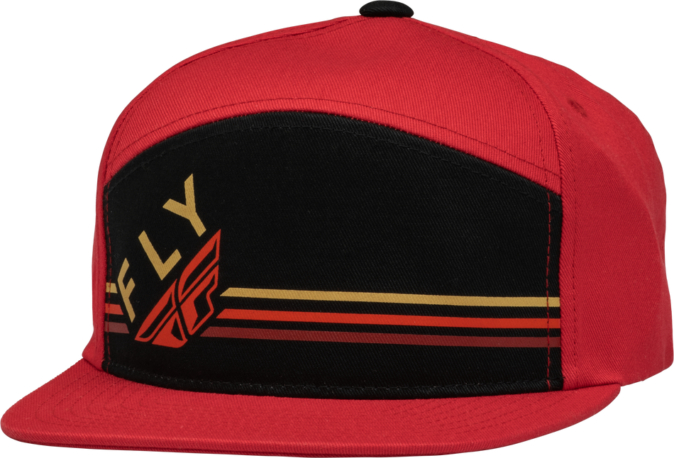 FLY RACING Youth Fly Track Hat Black/Red 351-0051