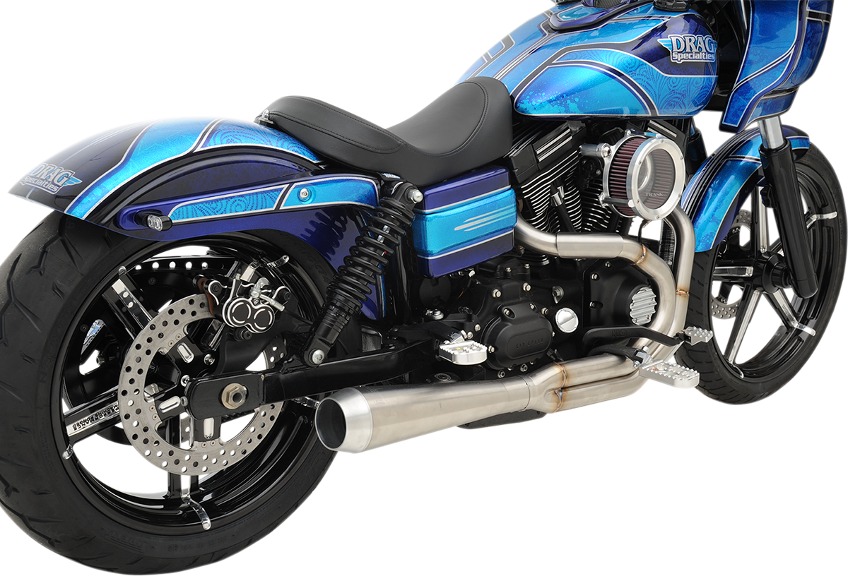 BASSANI XHAUST Road Rage 3 Exhaust - Stainless  1991-2017 Dyna /Fat Bob 1D1SS