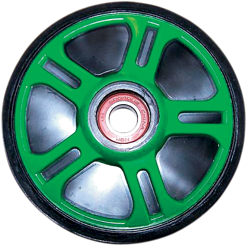 Parts Unlimited Thin Idler Wheel With Bearing 6004-2rs - Green - Group 2 - 5.63" Od X 20 Mm Id R5630m-2 305b