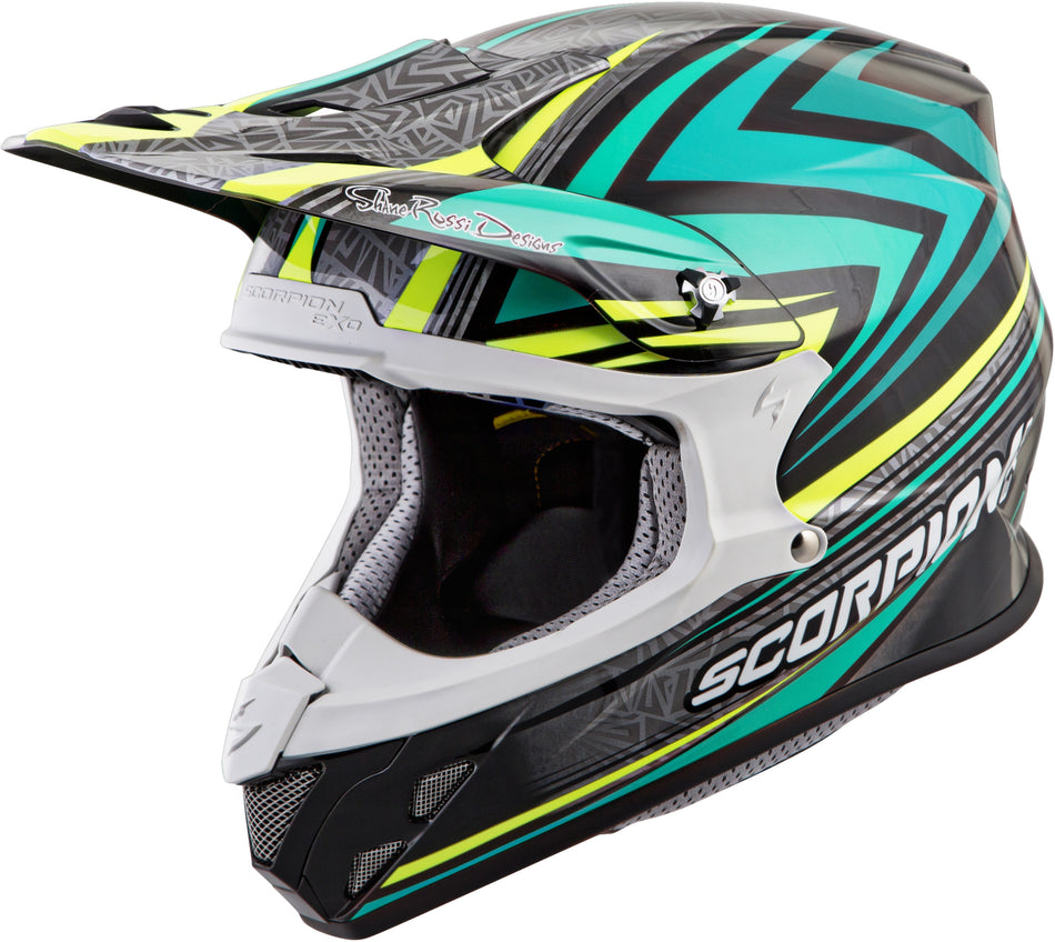 SCORPION EXO Vx-R70 Off-Road Helmet Barstow Teal Md 70-6124