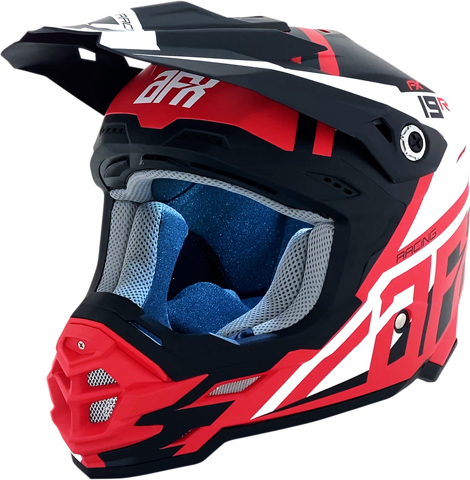 AFX FX-19R Helmet - Racing - Matte Red - Large 0110-7065