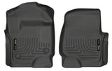 Husky Liners 2017 Ford Super Duty (Crew Cab / Super Cab) WeatherBeater Black Front Floor Liners 13301