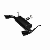 MagnaFlow 07-17 Jeep Wrangler JK 3.8/3.6L Dual Split Rear Exit Black Axle-Back Exhaust 15160