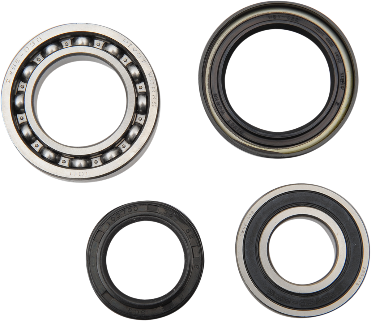 PIVOT WORKS Wheel Bearing Kit - Rear - Yamaha PWRWK-Y22-030