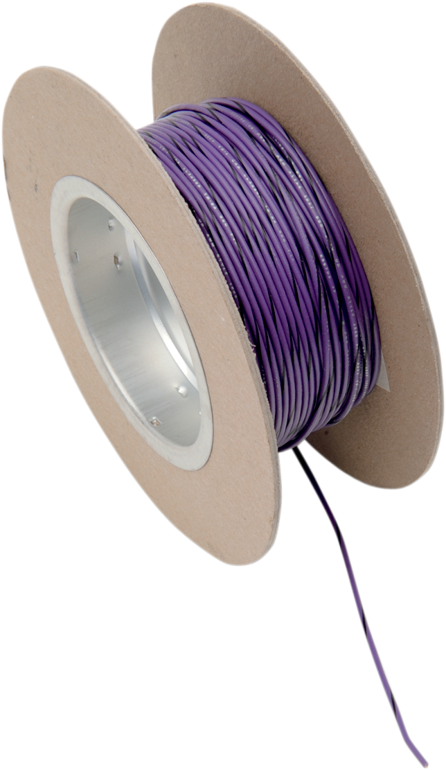 NAMZ 100' Wire Spool - 18 Gauge - Violet/Black NWR-70-100