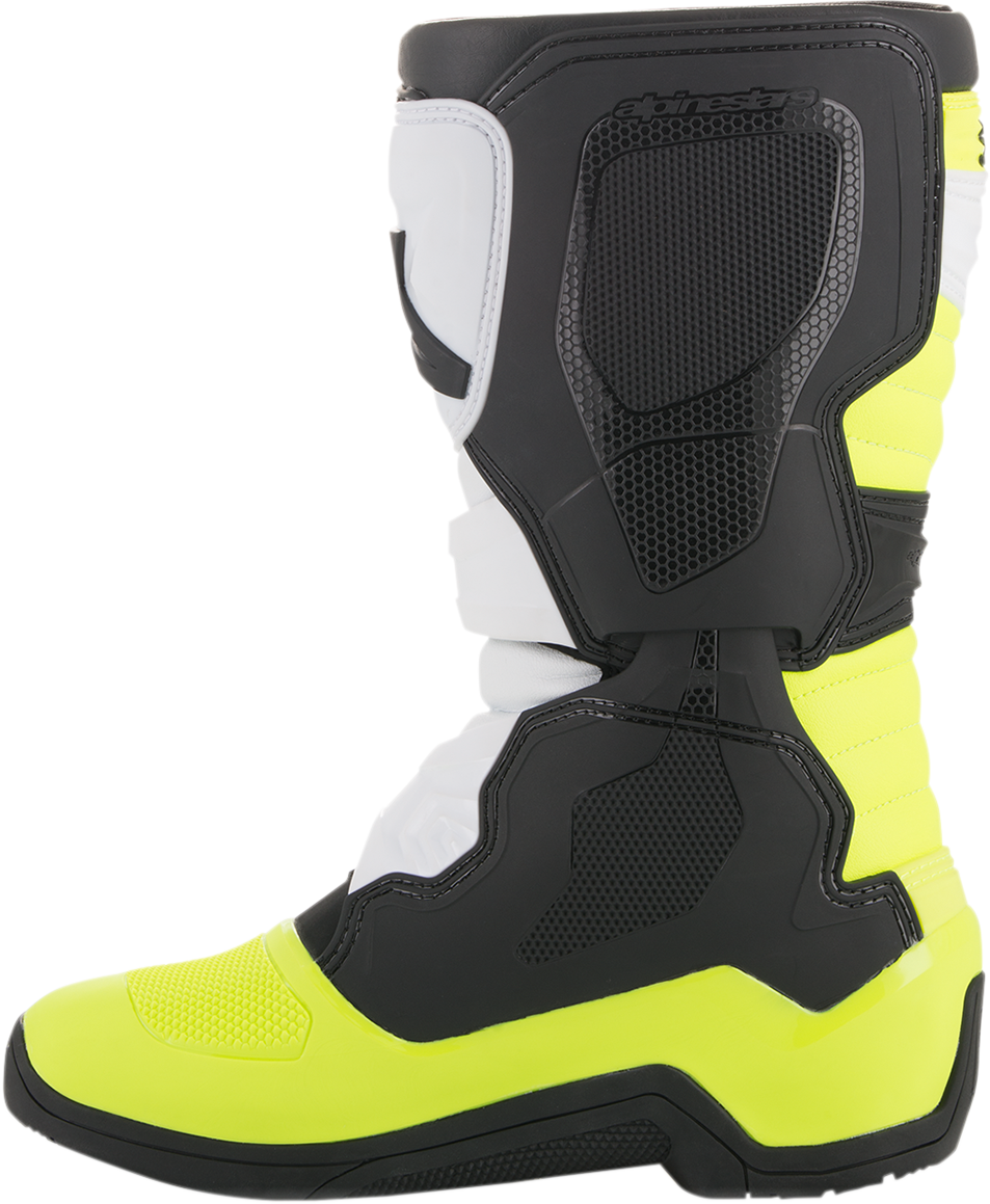 Botas ALPINESTARS Tech 3S - Negro/Blanco/Amarillo Fluorescente - US 3 2014018-125-3 