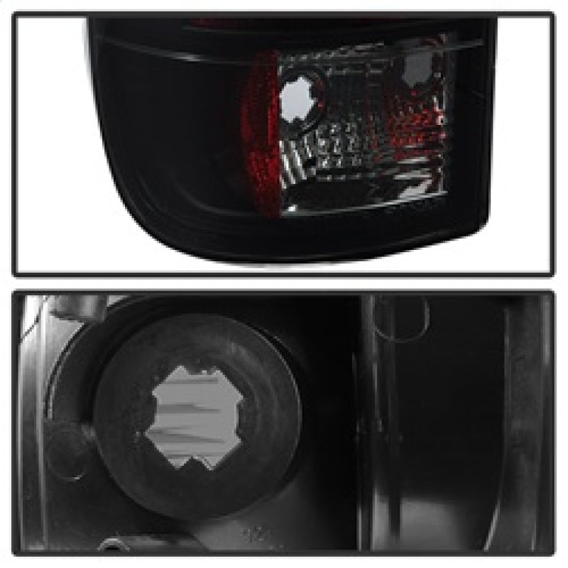 Spyder 08-16 Ford Super Duty F-250 V3 Light Bar LED Tail Lights - Blk Smoke ALT-YD-FS07V3-LBLED-BSM 5084729