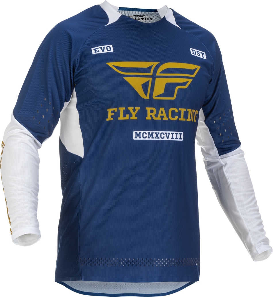 FLY RACING Evolution Dst Jersey Navy/White/Gold 2x 375-1232X