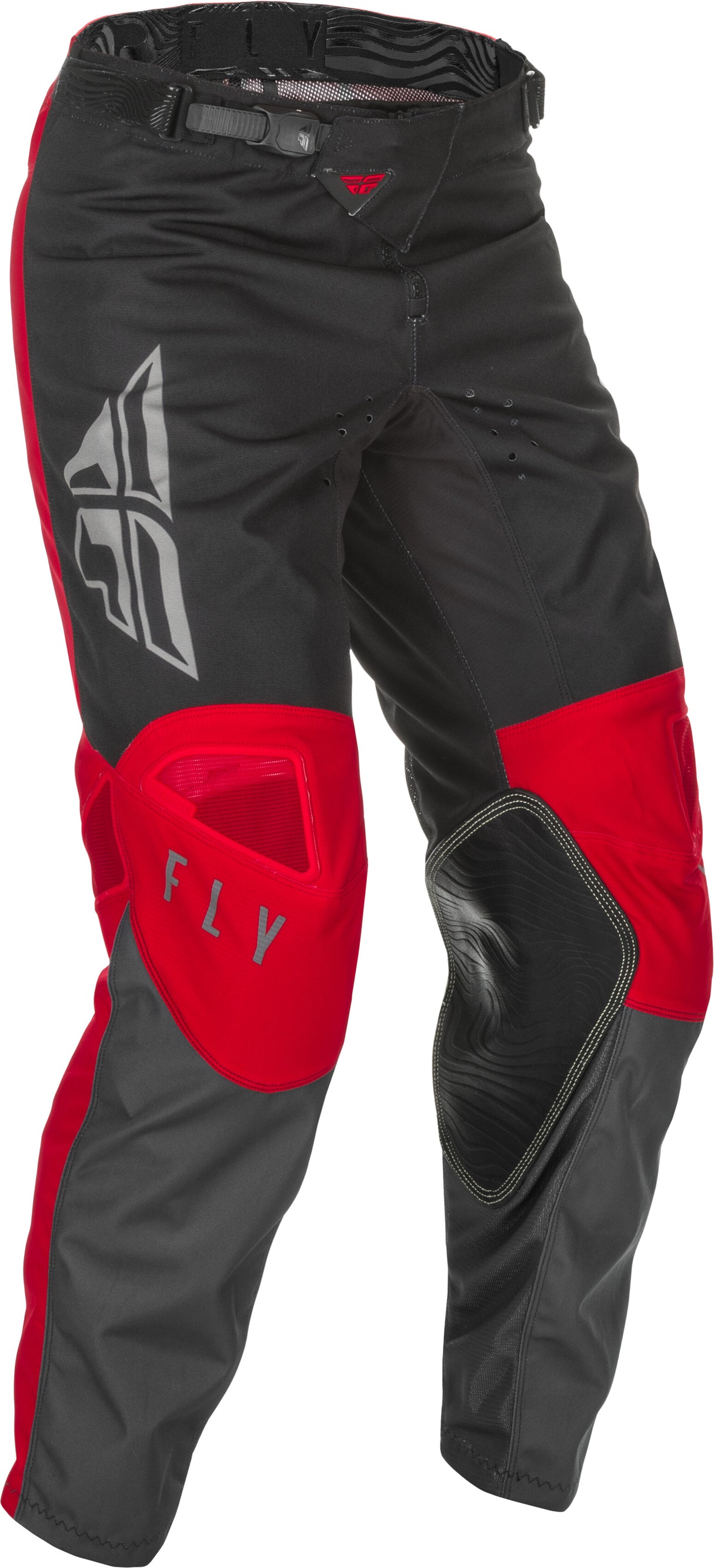 FLY RACING Youth Kinetic K121 Pants Red/Grey/Black Sz 24 374-43224