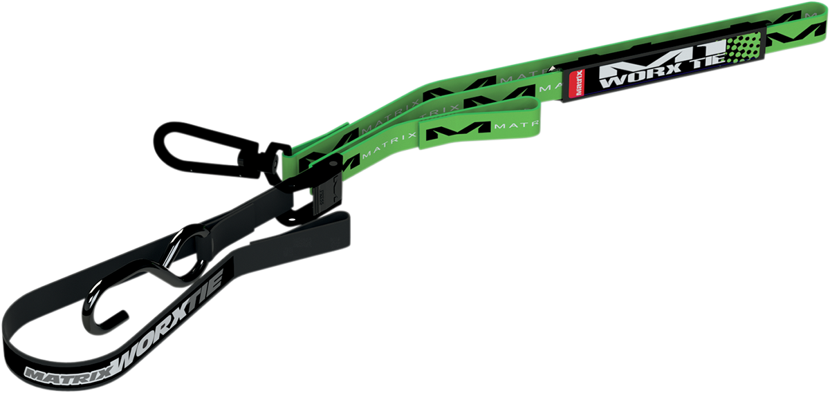 MATRIX CONCEPTS,LLC Worx Tie-Downs - 1" - Green M1 105