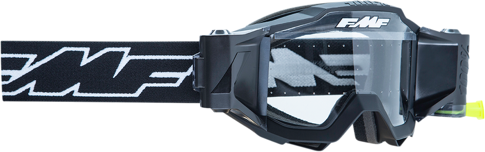 FMF Youth PowerBomb Film System Goggles - Rocket - Black - Clear F-50049-00001 2601-3001