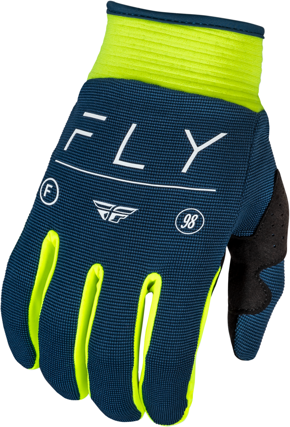 FLY RACING Youth F-16 Gloves Navy/Hi-Vis/White Ys 377-912YS