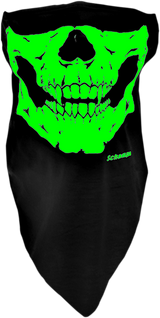 SCHAMPA & DIRT SKINS Traditional Glow Skull Facemask VNG008-GLO1