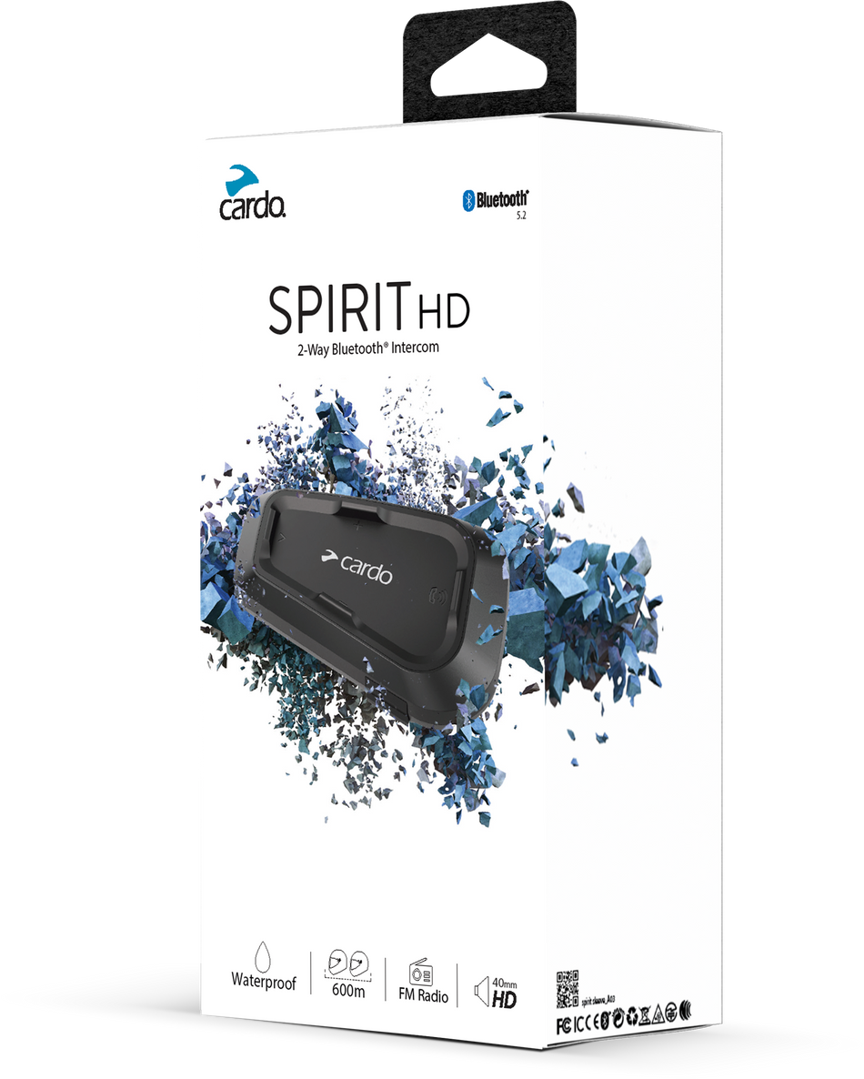 CARDO Spirit Hd Bluetooth Headset Single SPRT0002