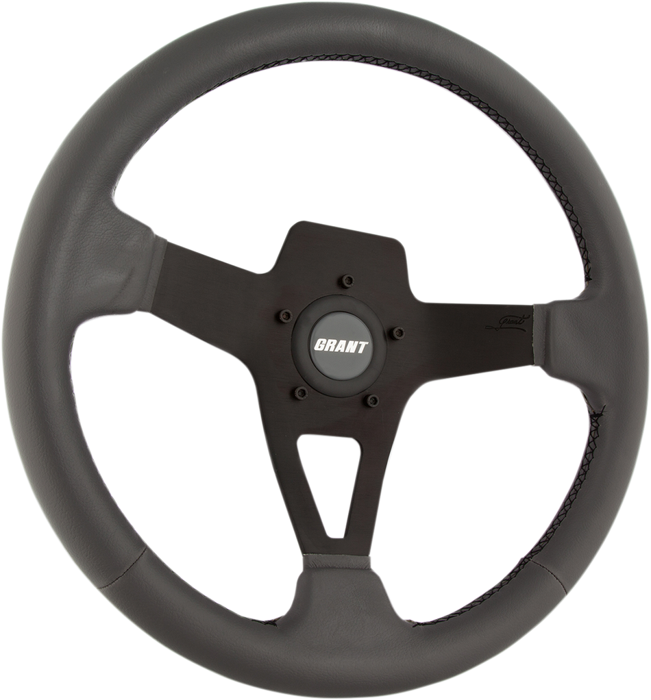 GRANT PRODUCTS Edge Series Steering Wheel - Gray Vinyl 8524
