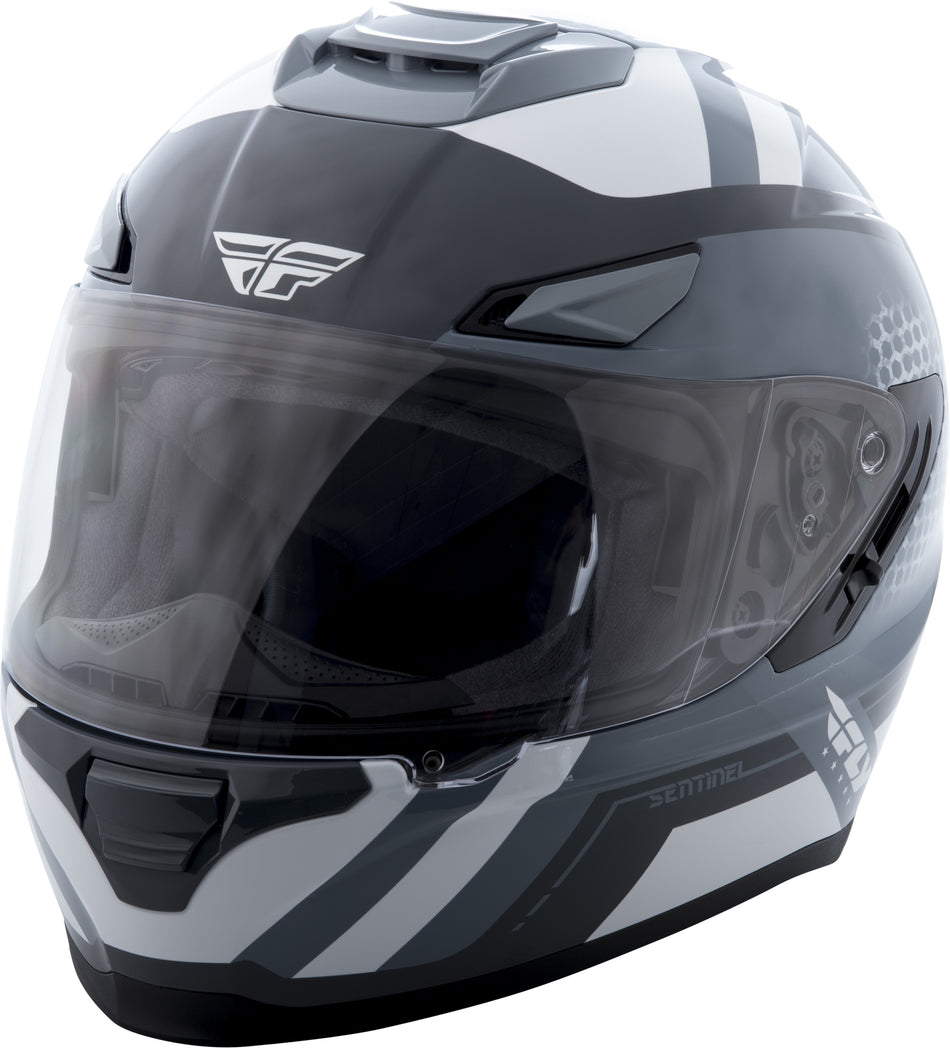 FLY RACING Sentinel Mesh Helmet Grey/White Md 73-8327M