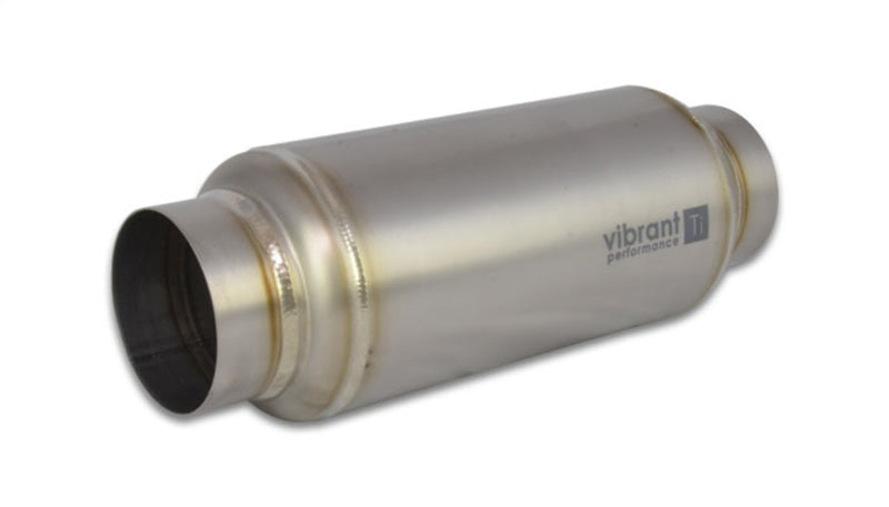 Vibrant Titanium Resonator 3in. Inlet / 3in. Outlet x 12in. Long 17530