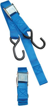 Parts Unlimited Heavy-Duty Cam Buckle Tie-Downs - 1-1/2" X 6' - Blue Td0020