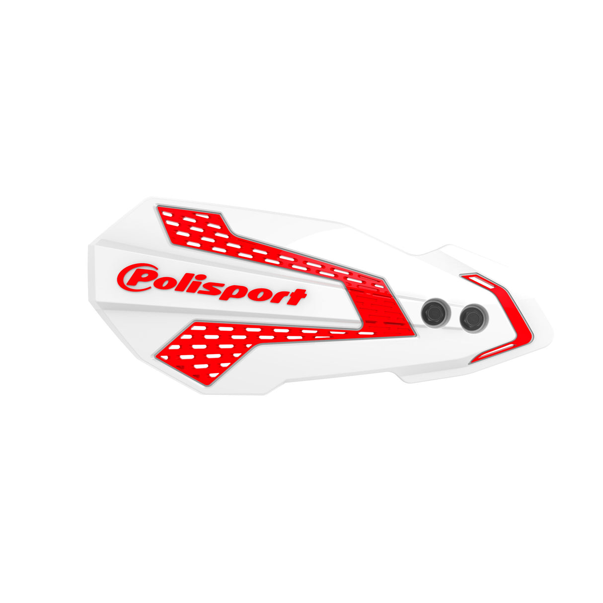 POLISPORT Mx Flow Handguards White/Red 8308200046