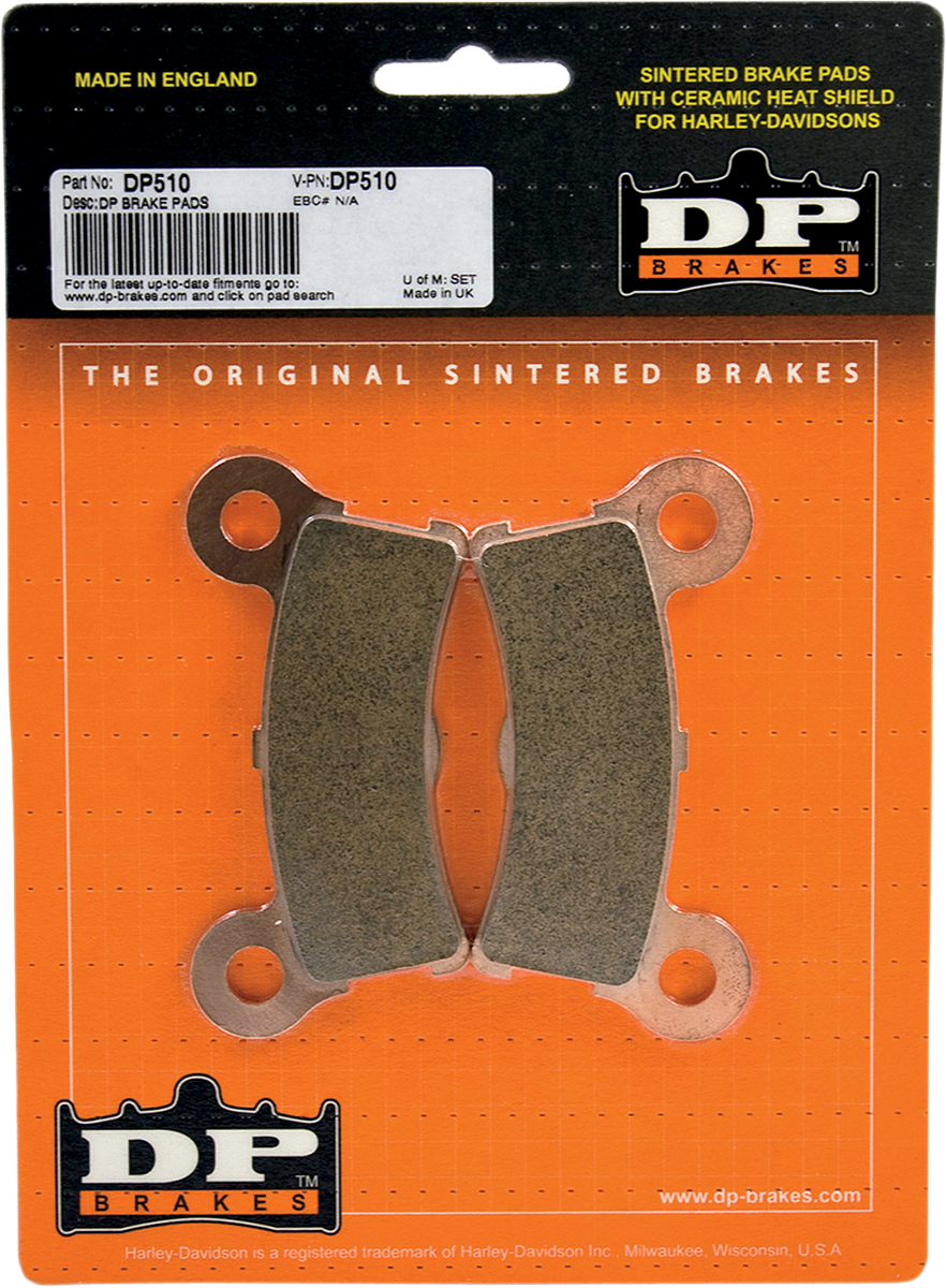 DP BRAKES Sintered Brake Pads - DP510 DP510