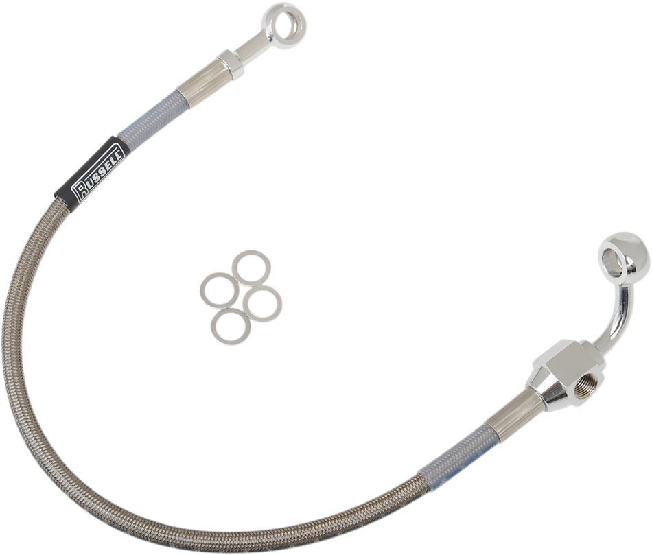 RUSSELL Brake Line - Rear - Stainless Steel - '99 FXD R08836DS
