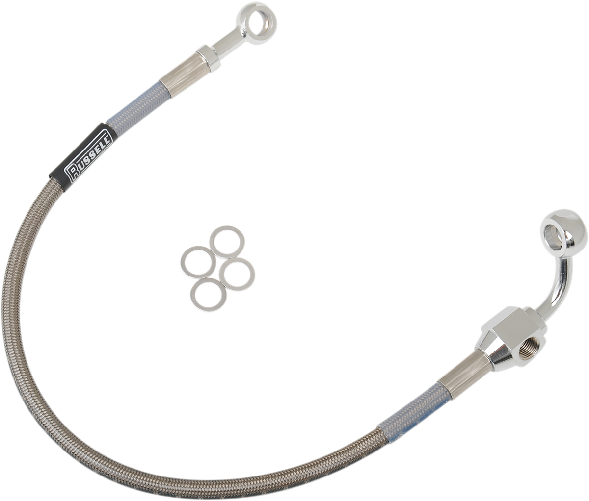 RUSSELL Brake Line - Rear - Stainless Steel - '99 FXD R08836DS