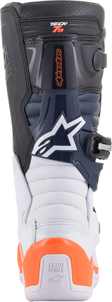 Botas ALPINESTARS Tech 7S - Negro/Naranja/Blanco - US 8 2015017-1241-8