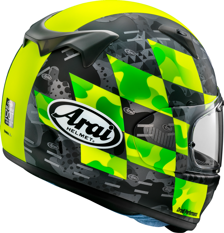 ARAI Regent-X Helmet - Patch - Yellow Frost - Large 0101-15830