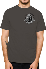 LETHAL THREAT Killed by Lust T-Shirt - Gray - 3XL LT20903XXXL