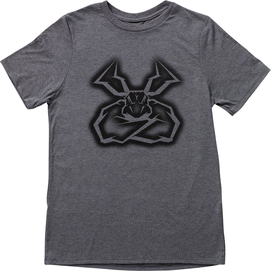 MOOSE RACING Youth Agroid™ Shadow T-Shirt - Gray - Large 3032-3498