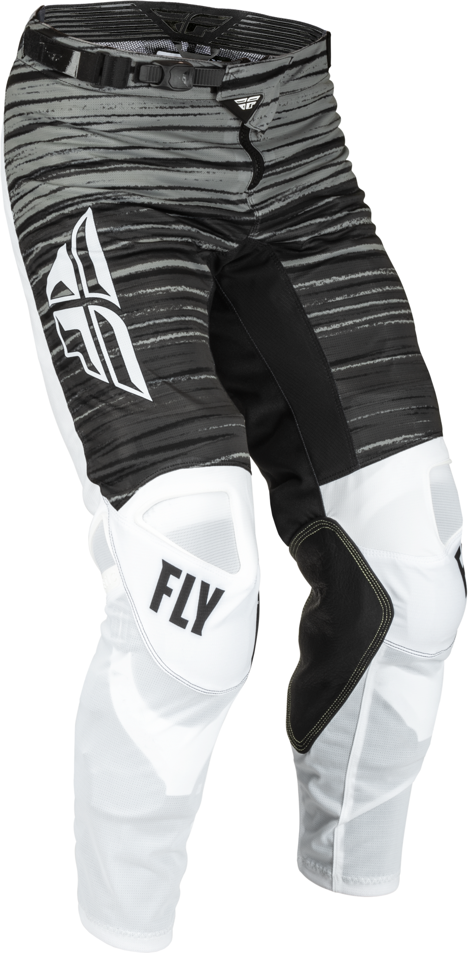 FLY RACING Kinetic Mesh Pants White/Black/Grey Sz 28 376-32628