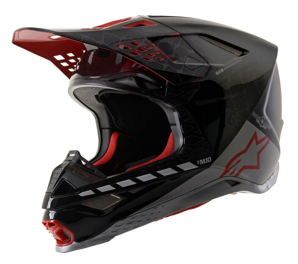 ALPINESTARS S-M10 San Diego 2020 Le Helmet Black/Silver/Red Xl 8302420-1999-XL