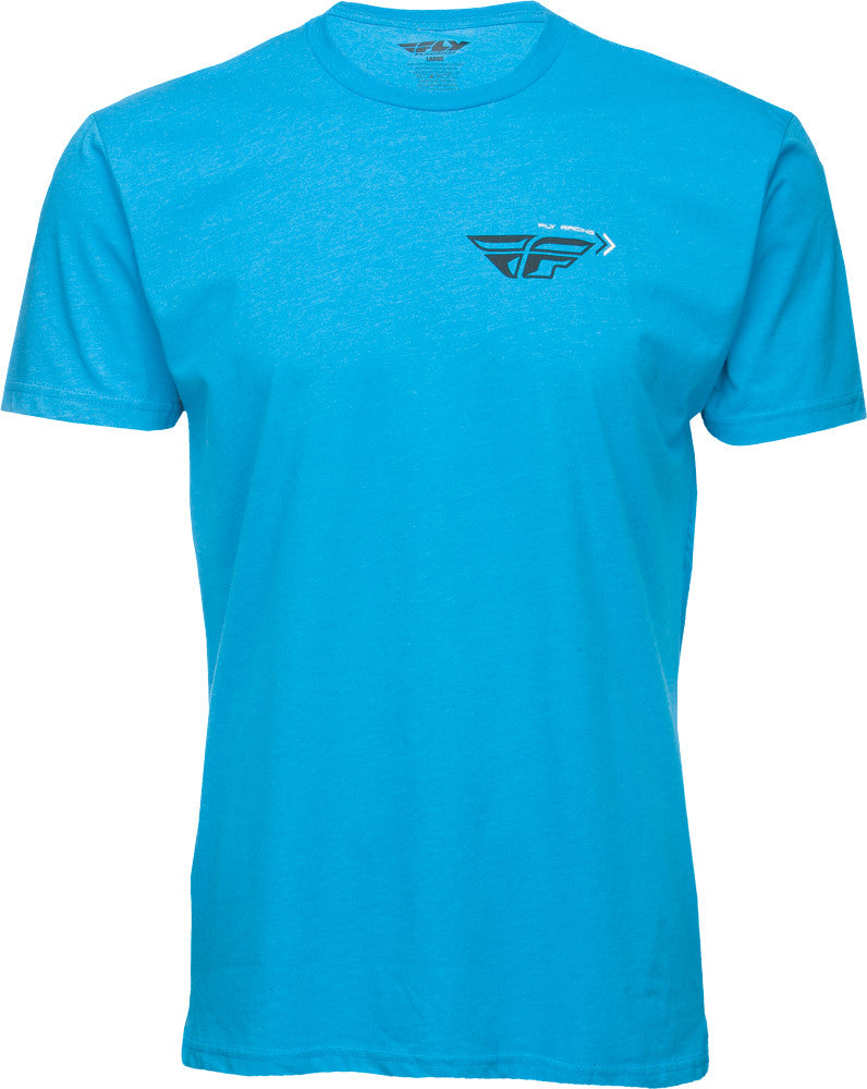 FLY RACING Choice Tee Turquoise L 352-0801L