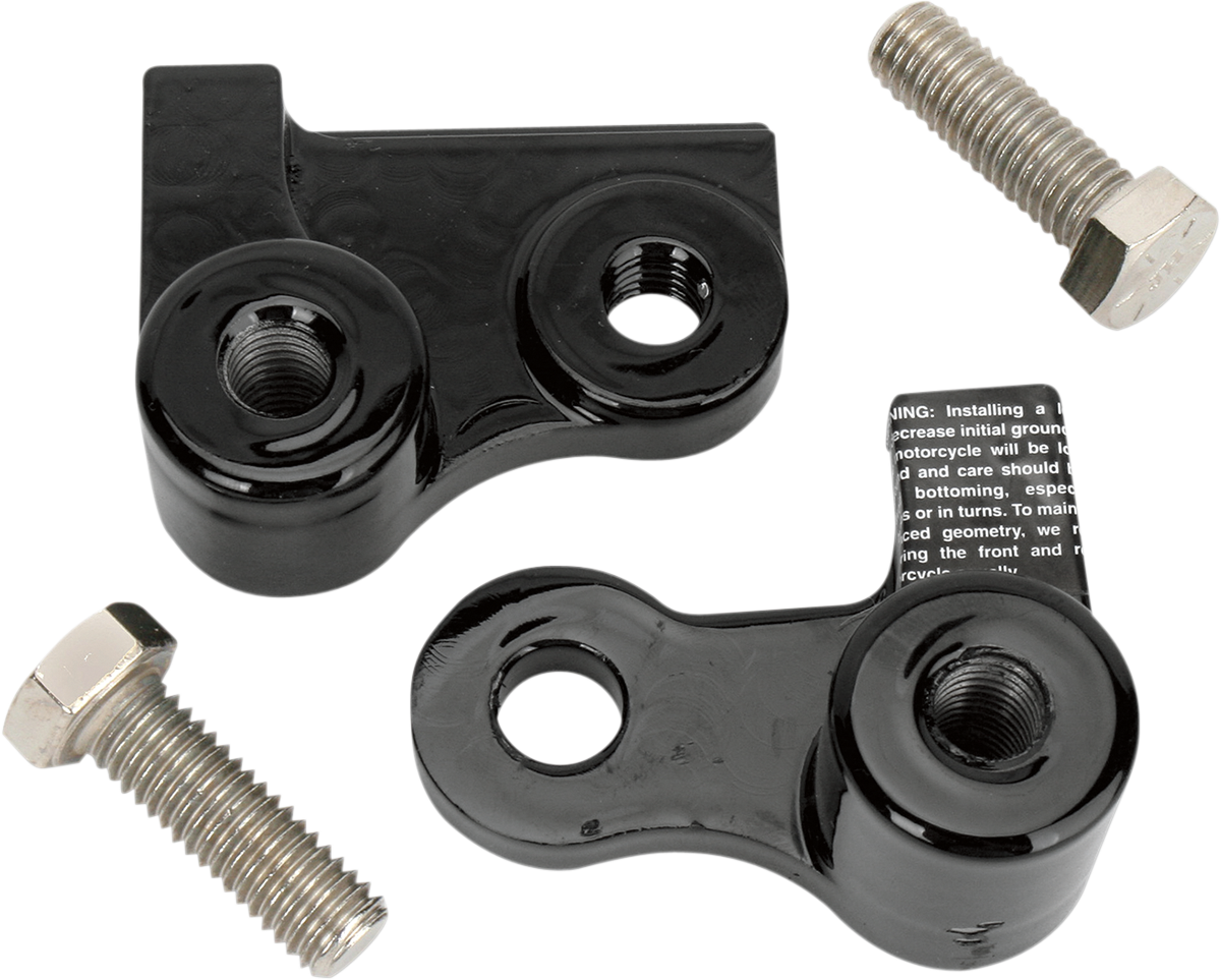 BURLY BRAND Rear Lowering Kit - Black - Lowers 1" - '06-'17 FXD B28-22007