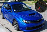 Rally Armor 08-11 Subaru STI (Hatch Only) / 11-14 WRX (Hatch Only) Black UR Mud Flap w/ Blue Logo MF15-UR-BLK/BL