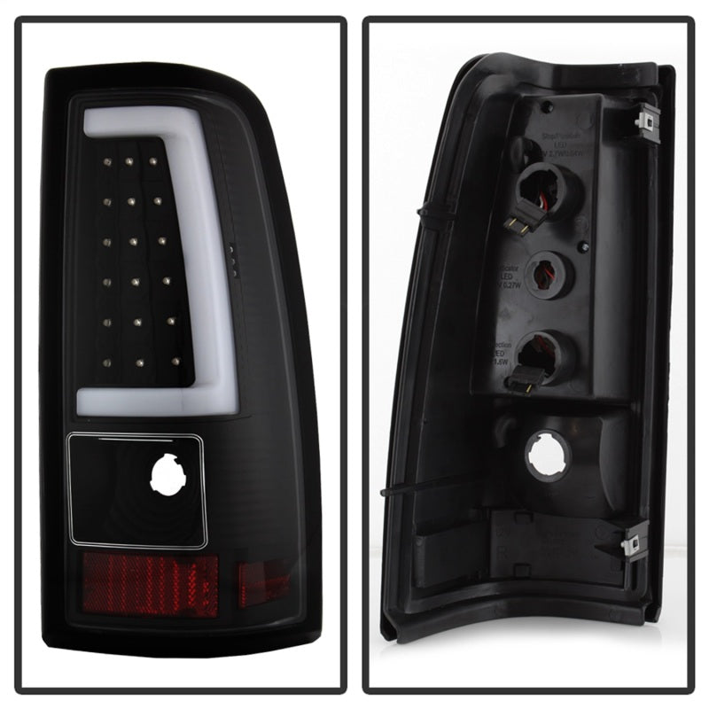 xTune Chevy Silverado 1500/2500/3500 99-02 / Version 3 Tail Lights Black ALT-ON-CS99V3-LBLED-BK 9038761