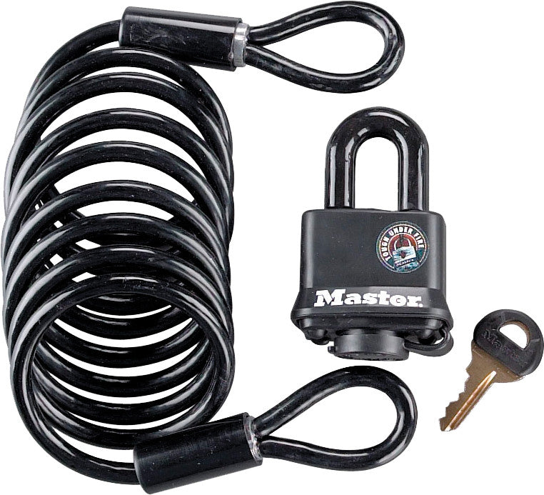 MASTER LOCKCable & Padlock 6'x.25"613DAT