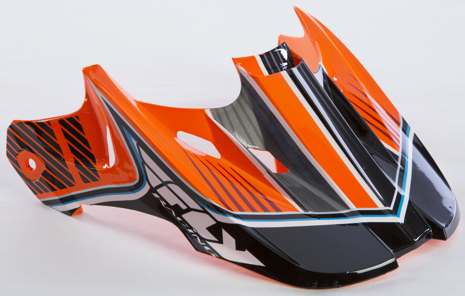 FLY RACING Kinetic Pro Visor Canard Series Orange/Black 73-3774