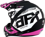 AFX FX-17Y Helmet - Attack - Matte Black/Fuchsia - Large 0111-1413