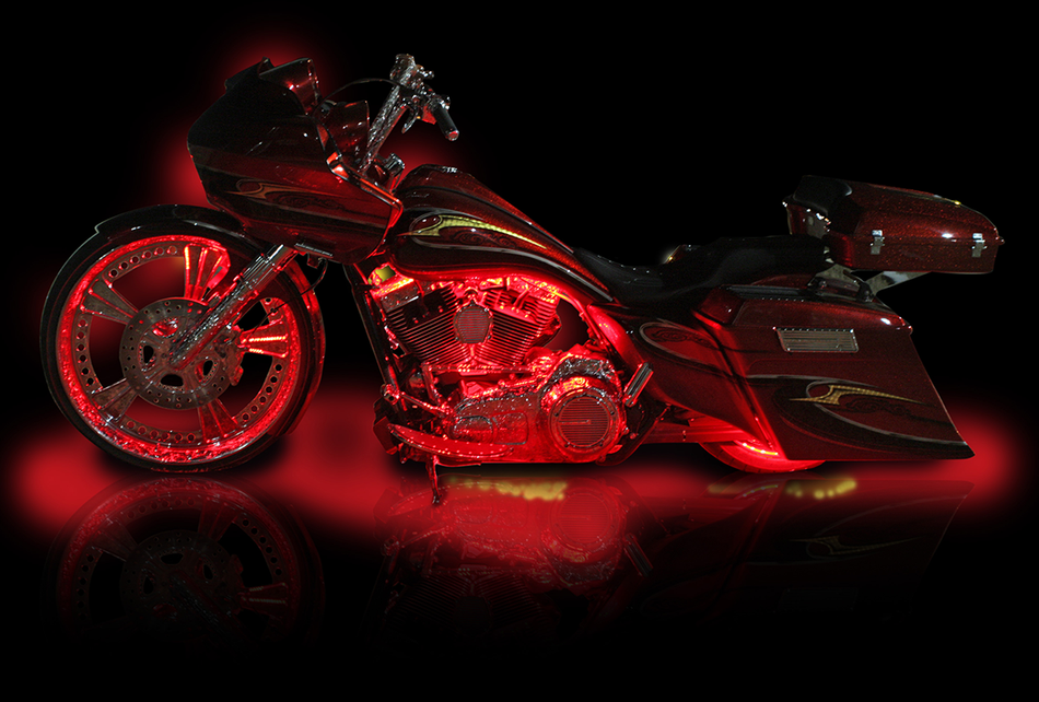 CUSTOM DYNAMICS Tiras de luz MagicFLEX2® - 24 LED - Rojo MQ24RED 