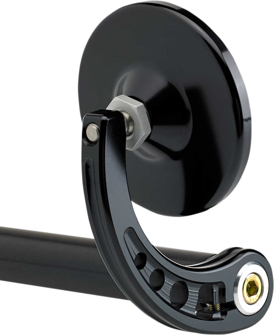 JOKER MACHINE Bar-End Mirror - Black 09-313-CB