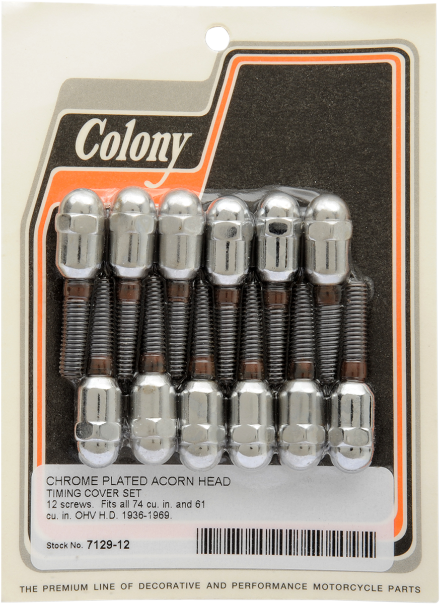 COLONY Hardware Kit - Cam Cover - Acorn - Big Twin 7129-12
