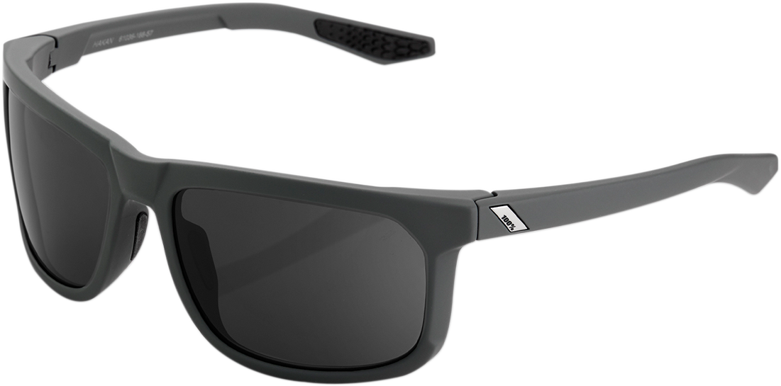 100% Hakan Sunglasses - Gray - Smoke 61036-188-57