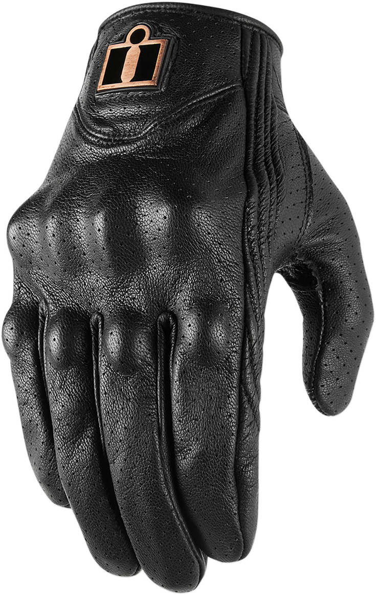 ICON Pursuit Classic™ Perforated Gloves - Black - XL 3301-3833