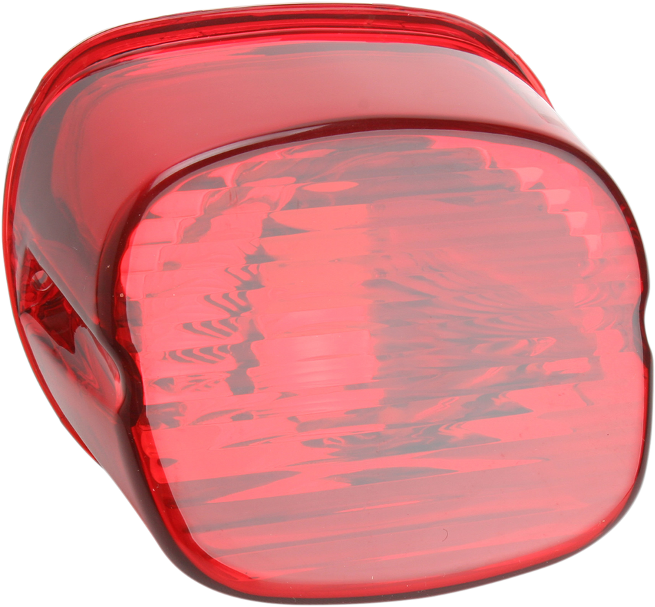 DRAG SPECIALTIES Laydown Taillight Lens - Red 12-0417A