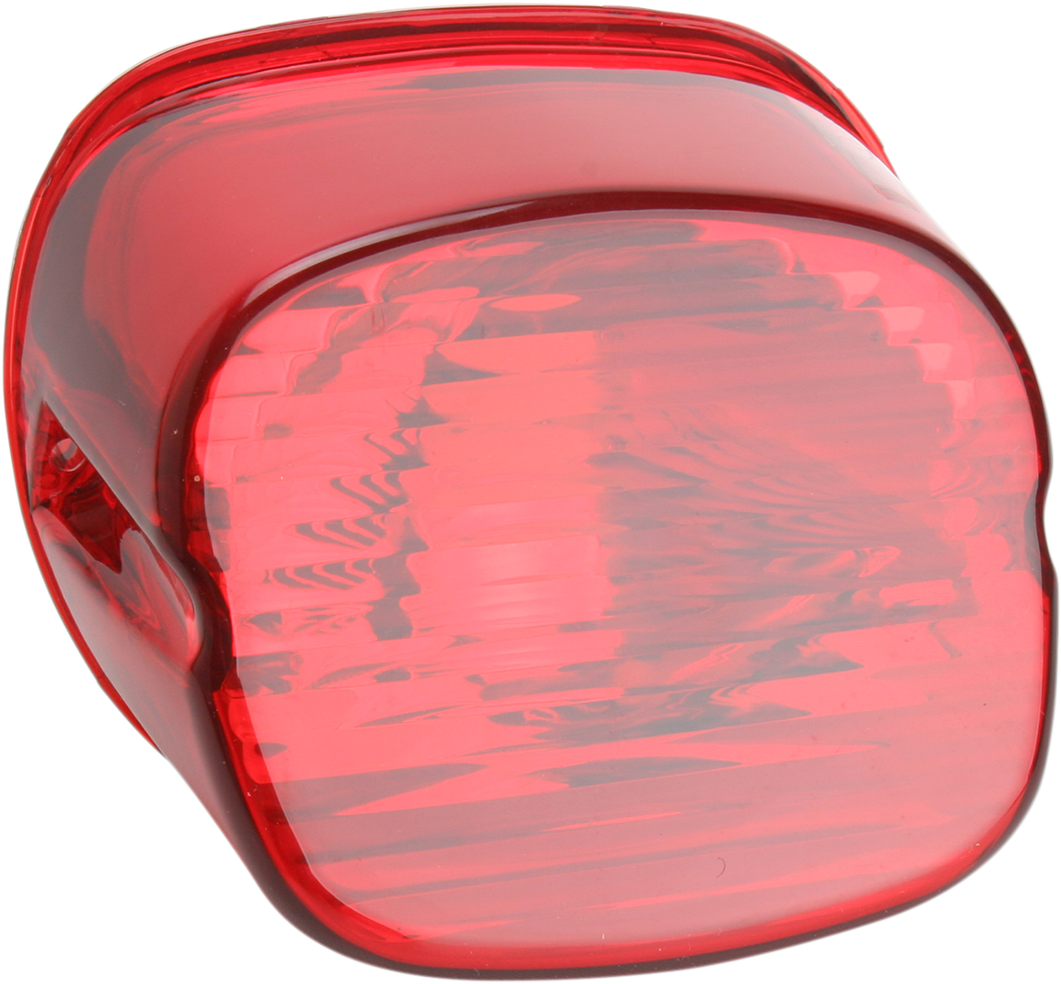 DRAG SPECIALTIES Laydown Taillight Lens - Red 12-0417A