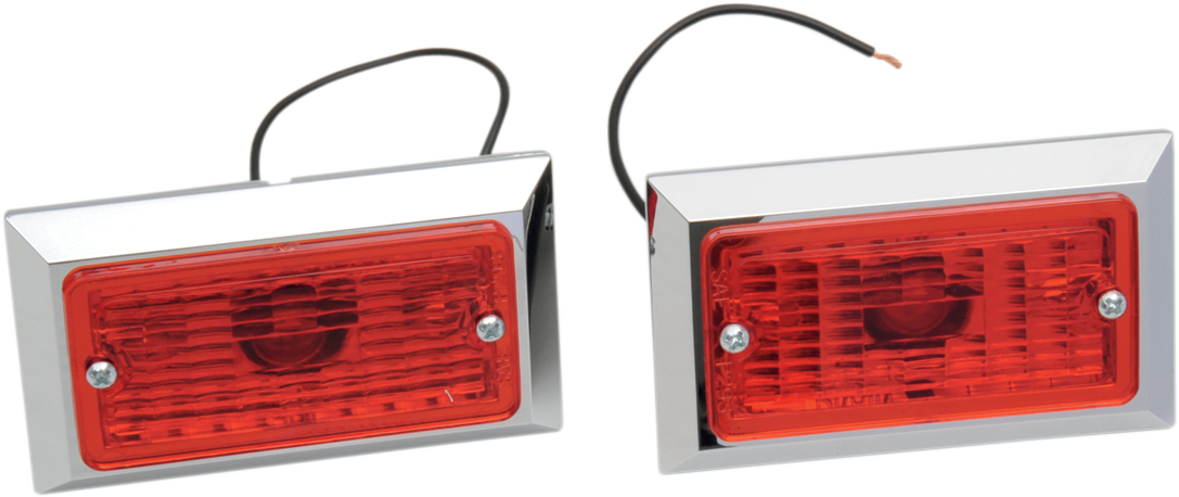 CHRIS PRODUCTS Marker Lights - Single Filament - Red 0714R-2