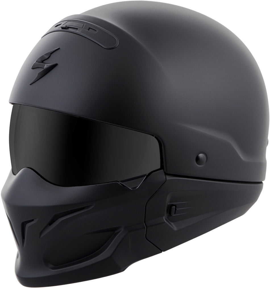 SCORPION EXO Covert Open-Face Helmet Matte Black 3x COV-0108
