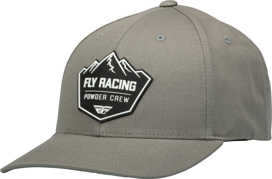 FLY RACING Powder Crew Hat Grey/Black Lg 351-1001L