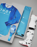 THOR Prime Freeze Jersey - Aqua/Navy - Large 2910-7458